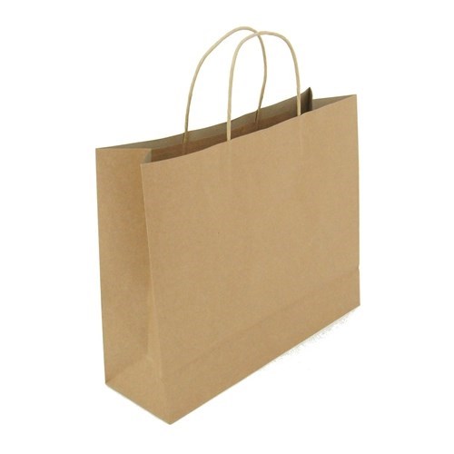 Kraft Carry Bags Large  (10pk)