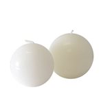 Floating Candle Ball - White 70mmD