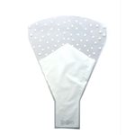 Flower Sleeves White with Dots - 10Bx35Tx48L (50 pk)
