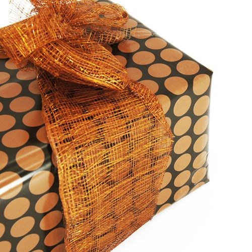 Giftwrap Roll -Copper Dots