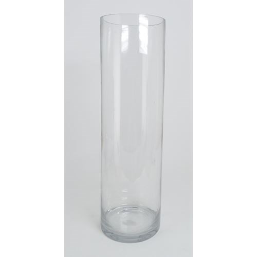 Lge Cylinder Vase- 14x50cm h