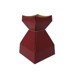Tapered Water Vase Cranberry Red-210mmH