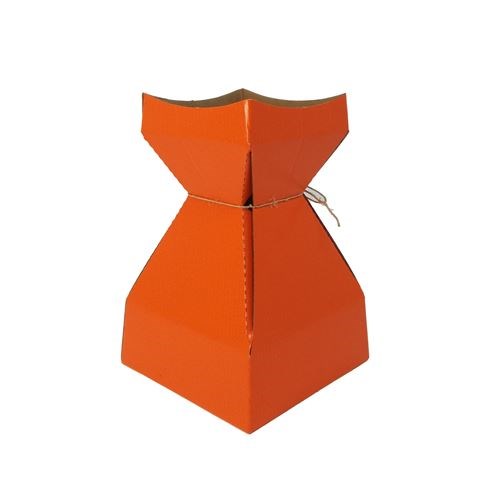 Tapered Water Vase Orange-210mmH
