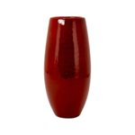 Ceramic Belly Vase - Red 300mmH