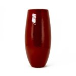 Ceramic Belly Vase - Red 410mmH