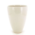 Ceramic Vase Flared - White 300mmH