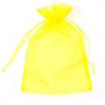 Org. Bags Lge 14.5cmx21cmH (10 - Yellow