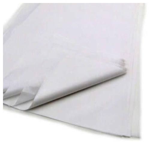 High-quality white acid free tissue paper