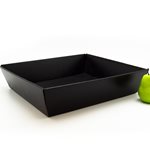 Large Rectangle Tray - Black -350bx300wx90mmh