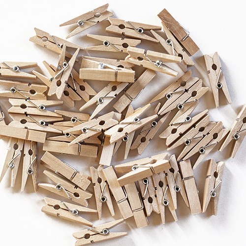 Wooden Pegs (50 pk)