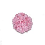 Art. Rose Ball - 15cm Dia - Pink