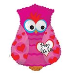 I Love You Owl Shape - 21 Inch Helium Balloon