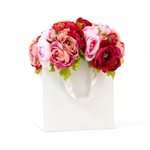 Bouquet Bags White (10pk) - 22cm x19cmH