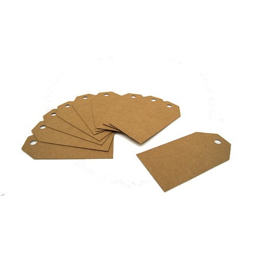 Kraft Tags 5cmx10cmL 10pk