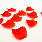 Art. Rose Petals 5cm Dia (80pc - Orange