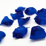 Art. Rose Petals 5cm Dia (80pc - Blue