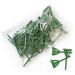 Buttonhole Clips - 100 Pack - Green