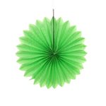 Tissue Paper Fan 250mmD - Lime