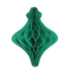 Tissue Honeycomb Bell 250mmH - Green