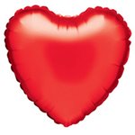 Red Heart - 4 inch Stick Balloon