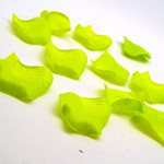 Art. Rose Petals 5cm Dia (80pc - Lime