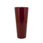 Ceramic Tapered Vase - Red 360mmH