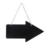 Arrow Blackboard on Twine - Black 295mmL