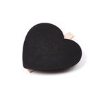 Heart Blackboard Peg - Black board(for chalk)