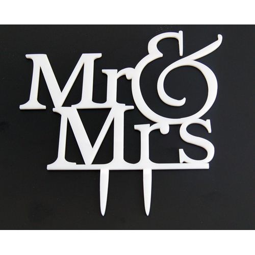 Mr & Mrs Cake Top