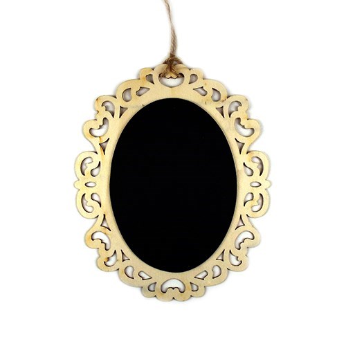 Oval Vintage Blackboard