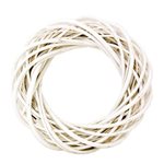 Small Willow Wreath - White - 350mmD