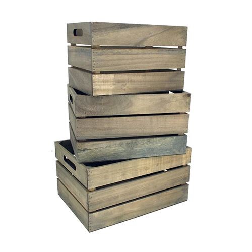 Apple Crates  3 set