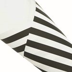 Pearlwrap - Black & White Stripe - 600mm x 50m Roll