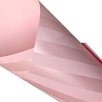 Pearlwrap - Pearl & Pink Stripe - 600mm x 50m Roll