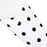 Pearlwrap - Black Dots on White - 600mm x 50m Roll