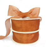 Edged Organza - 38mm x 50m - Copper