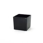Ceramic Cube Small Black - 120Bx125Tx120mmH