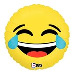 Emoji Laugh - 9 Inch Stick Balloon