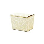 Chocolate Box - Cream Motif Pattern - 25 Pack