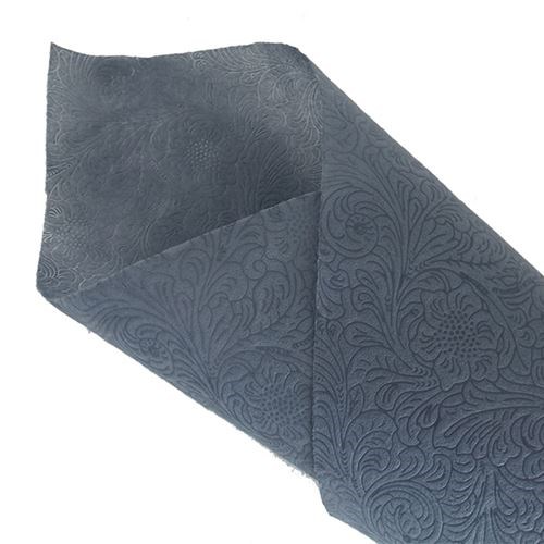 Non Woven Floral Ptn Pressed 53cm x 10m - Grey