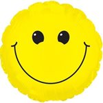 Yellow Smiley Face - 17 Inch Helium Balloon