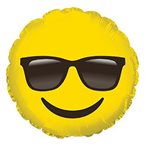 Emoticon Smile Sunglasses - 4 Inch Stick Balloon