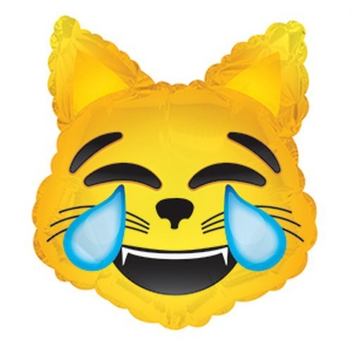 Emoticon Tears of Joy Cat