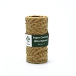 Paper Covered Wire - Natural 0.40mmx50m