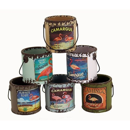 Rustic Paint Cans (set of 6)