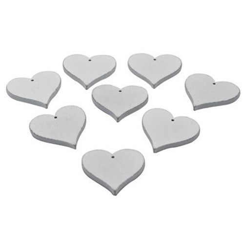 Wooden Heart With Hole (8 pk)