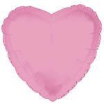 Pink Heart - 4 inch Stick Balloon