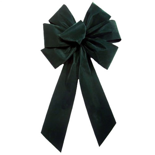 Dark Green Velvet Ribbon - 38mmx25m