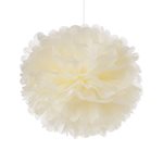 Tissue Pom Pom - 300mmD - Ivory