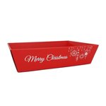 Rectangular Tray Christmas - Red -350bx300wx90mmh